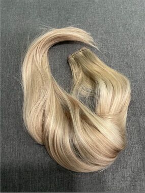 24 inch blonde infinity hair extension weft